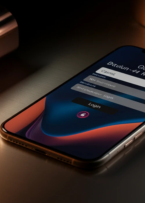 Screenshot of God Of Wins Casino login page interface with secure authentication fields